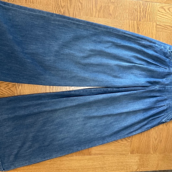 NWT Pilcro Palazzo Pleated Flared Wide Leg Jeans Sz 25 - Picture 4 of 4